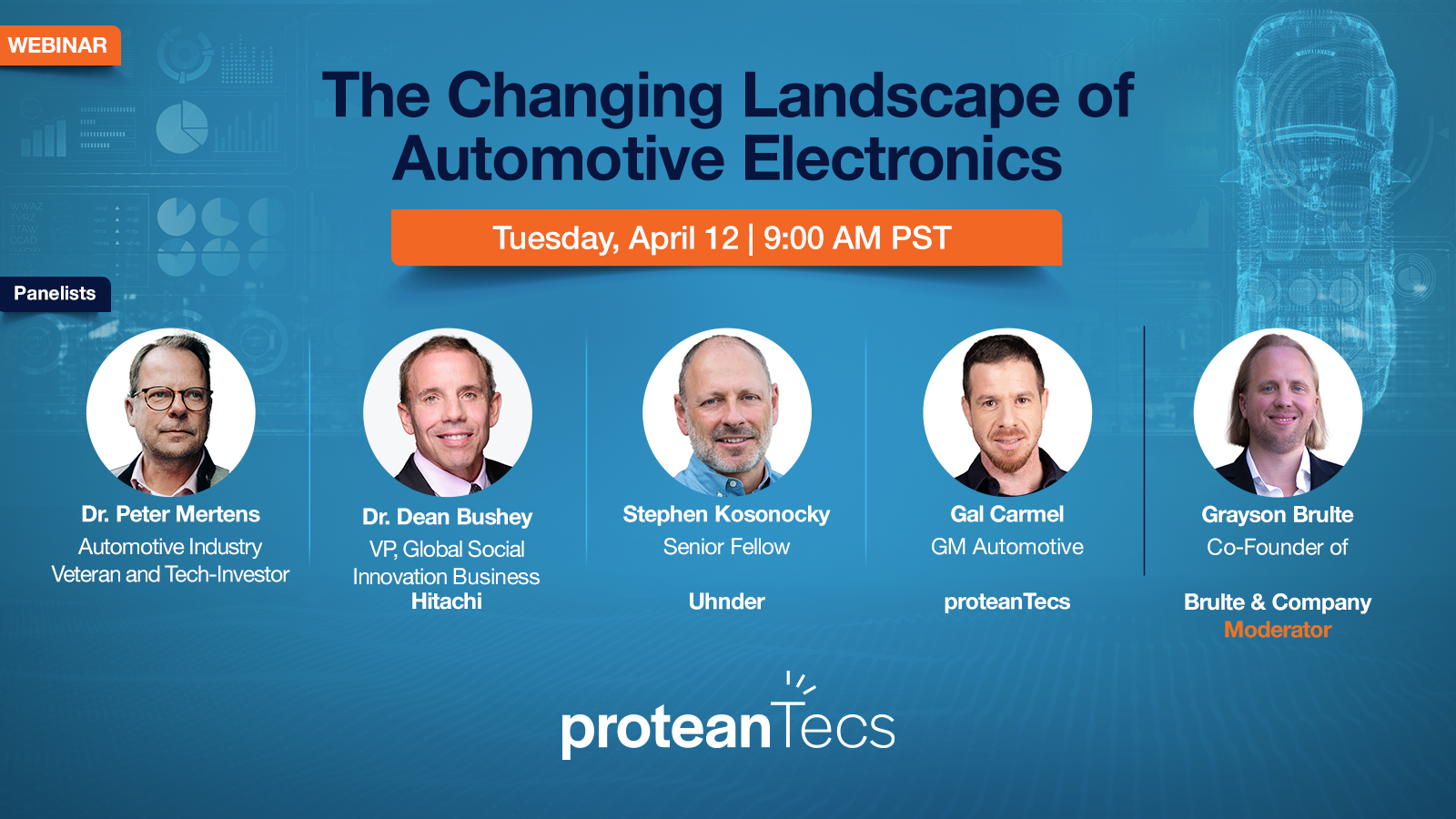 proteanTecs to Host Leading Industry Experts for Panel Discussion on the Changing Landscape of Automotive Electronics image