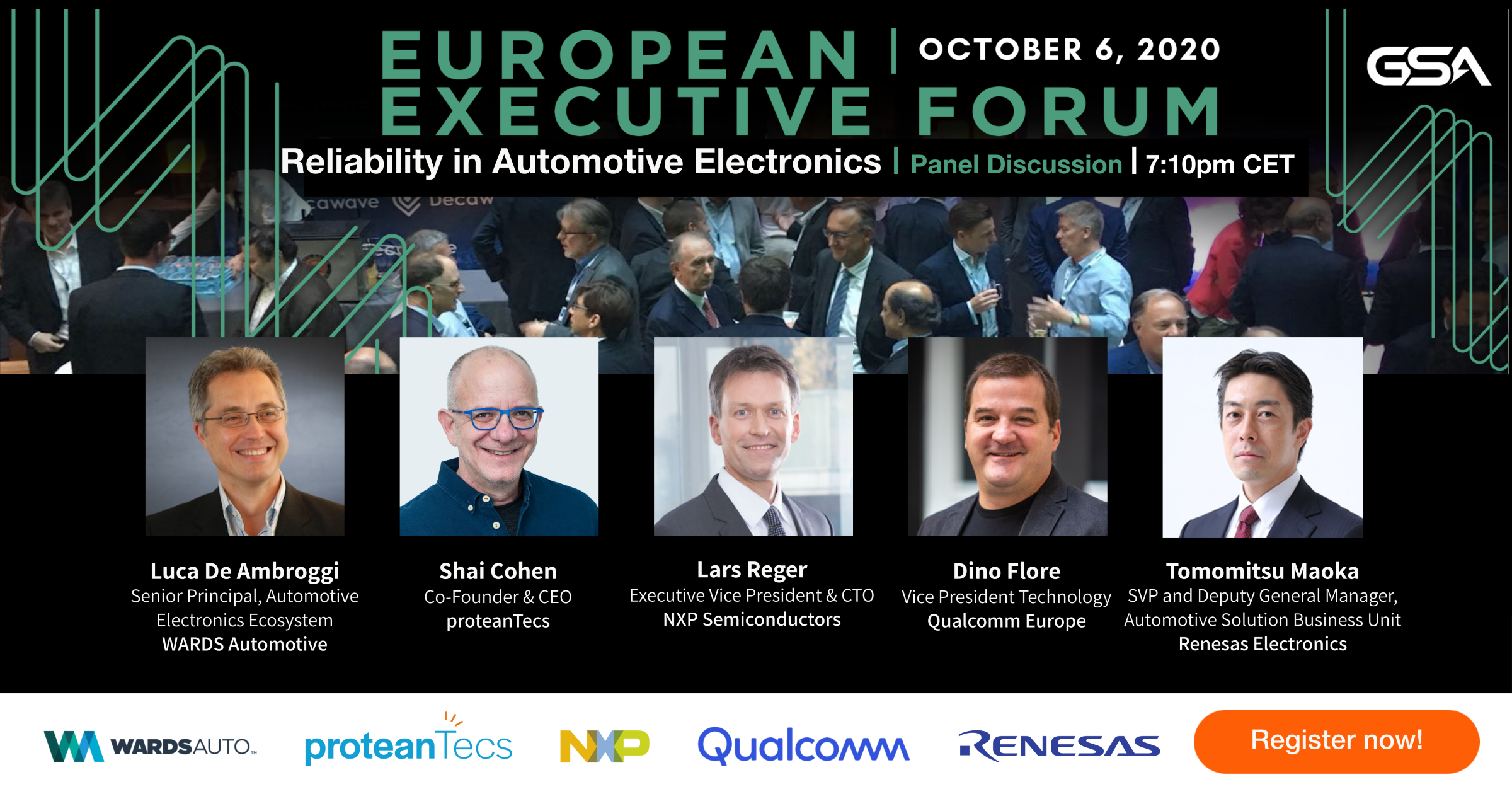 proteanTecs’ Shai Cohen Joins Virtual Panel on Automotive Reliability at the GSA European Executive Forum