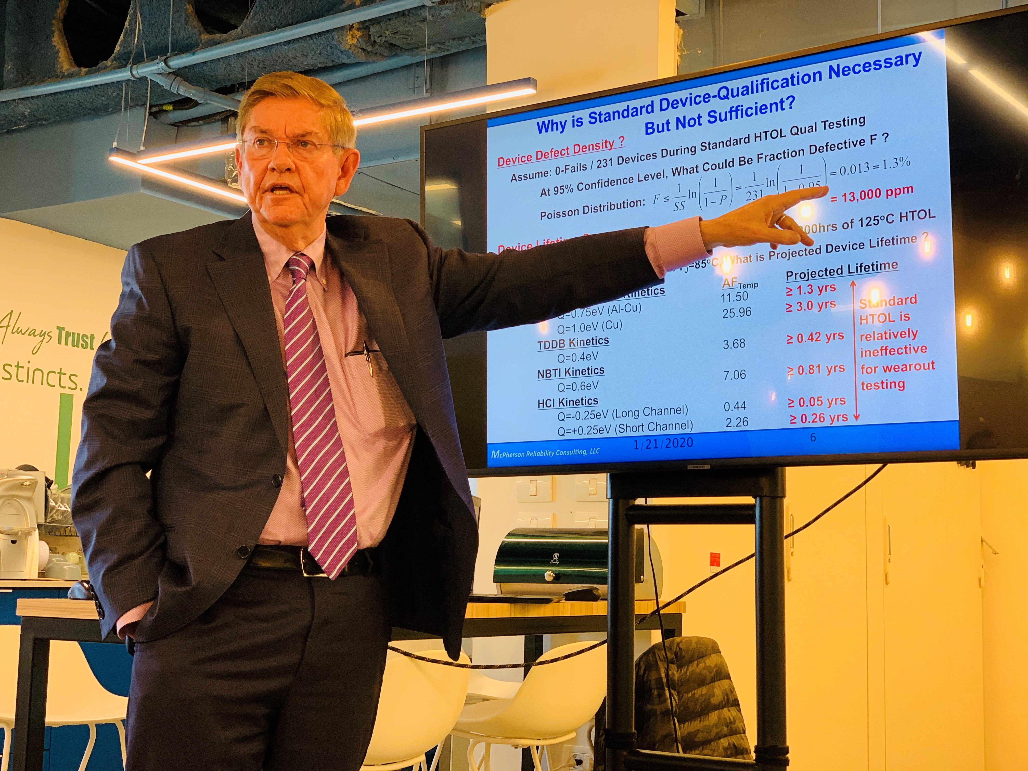 Dr. Joe McPherson at proteanTecs